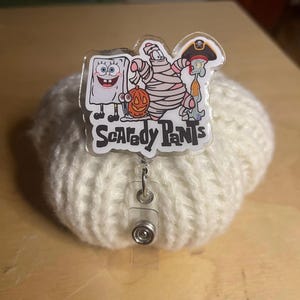 VERWISSELBARE BADGEHASPEL: Scaredy-broek