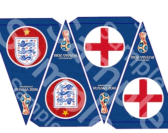 England World Cup Banners 2018 Fifa bunting