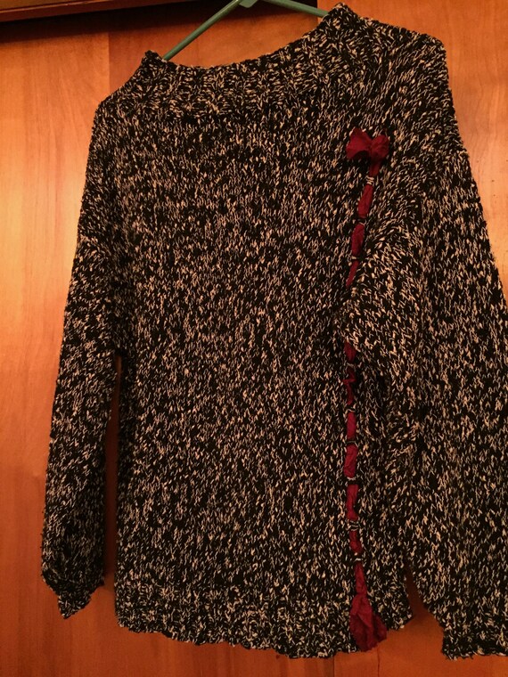 Hand-knit Amy Brill sweater