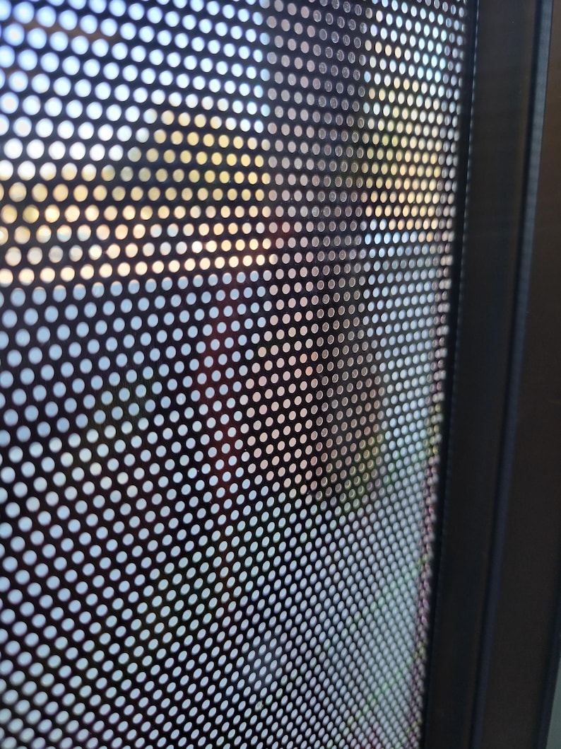 Micro Perforated Decals Examples Custom Perforated Window Decals: Pet Grooming, Vet, & Boutique Signage ...