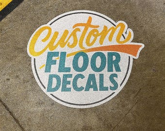 Custom Floor Decals – Slip-Resistant, Removable or Permanent