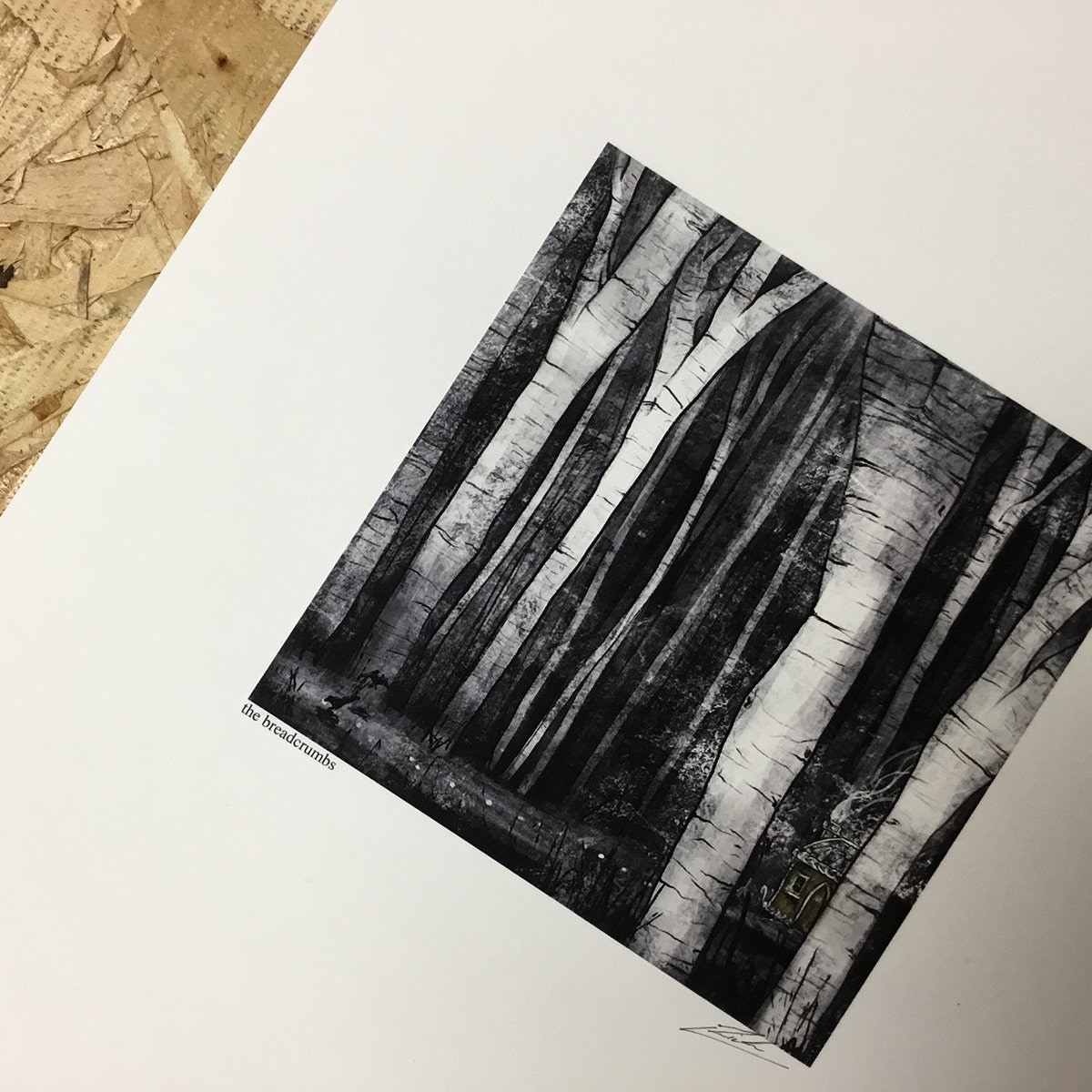 The Breadcrumbs Hansel and Gretel Fairy Tale Illustration Etsy