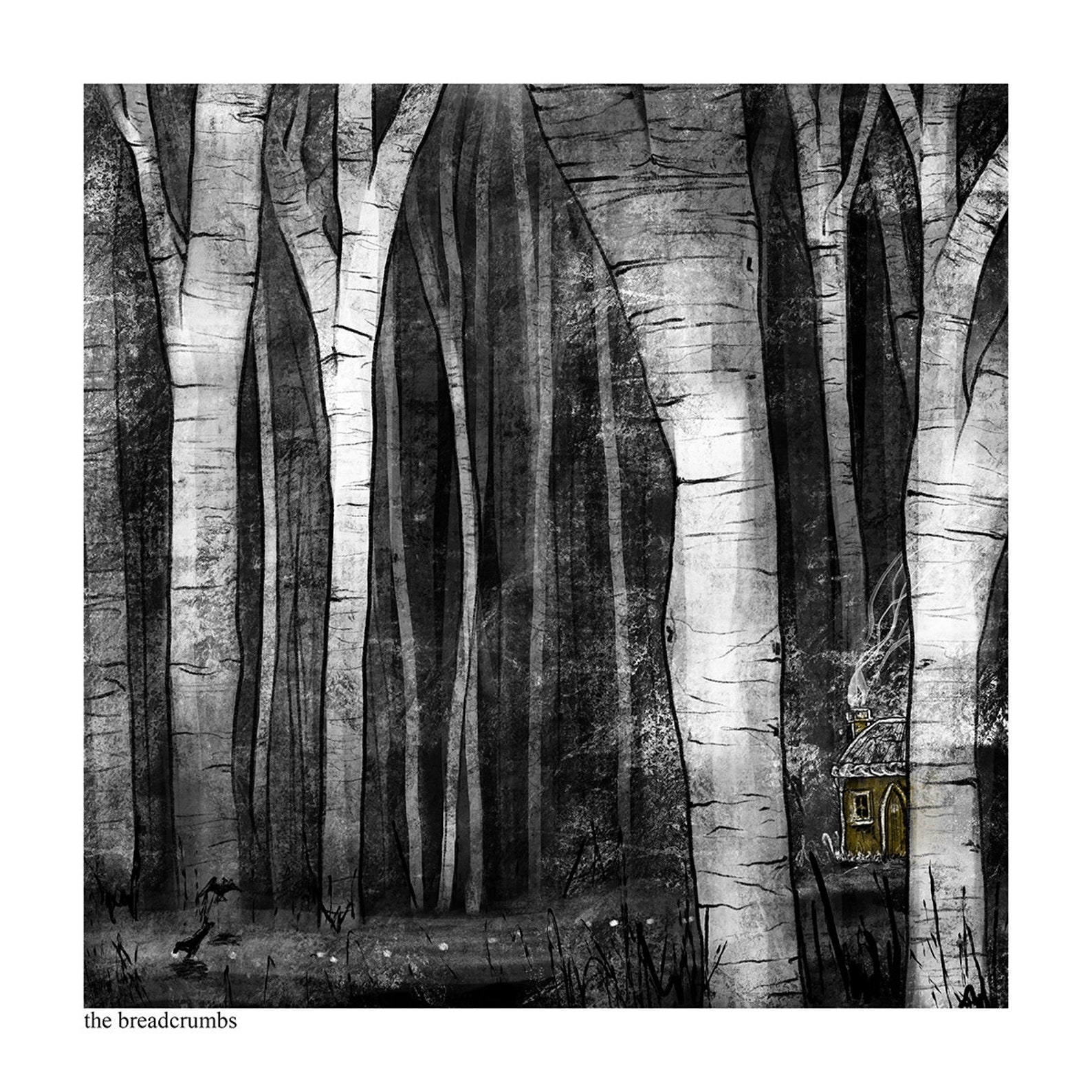 The Breadcrumbs Hansel and Gretel Fairy Tale Illustration Etsy