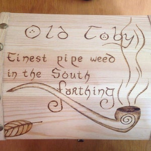 Custom Made Pipe Smoke Box