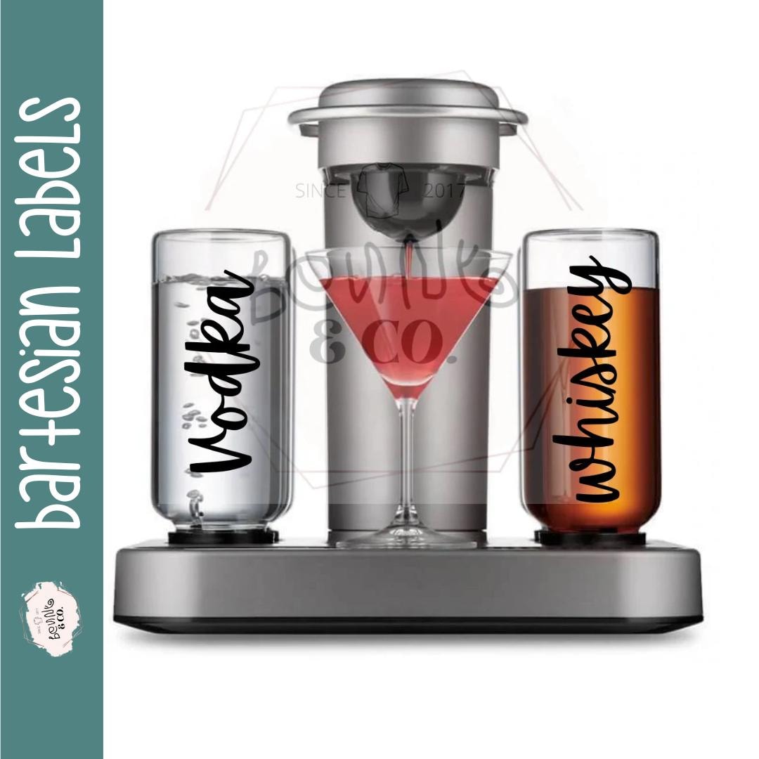 Bartesian Alcohol Labels - Etsy