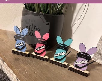 Custom Hockey Bunny Decor