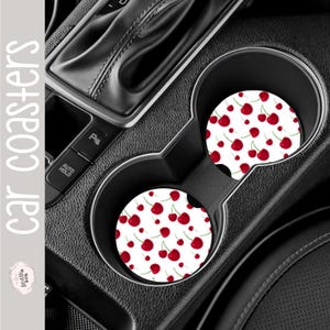 Cherry Car Coasters