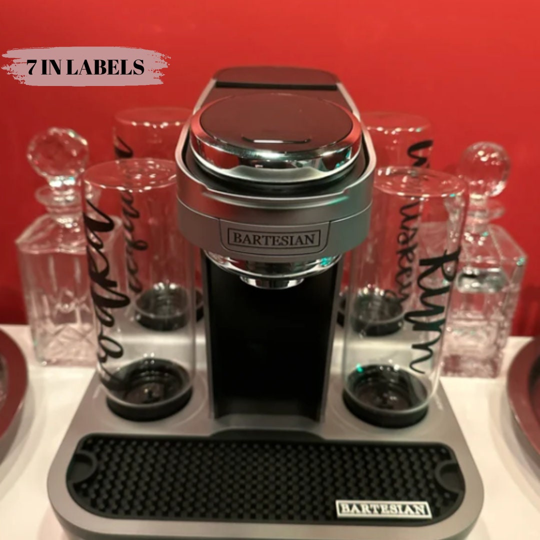 Bartesian Alcohol Labels Etsy