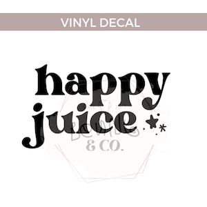 Happy Juice Glass - 20oz – Coco & Claire, LLC