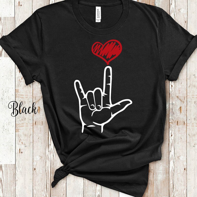Sign Language Shirt - Etsy