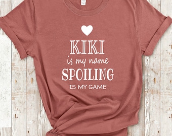 Kiki ist mein Name Lustiges Shirt Geschenke für Oma Beste Geschenkideen für Großmutter Weihnachten Geburtstag Muttertagsgeschenk