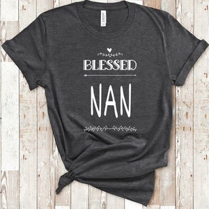 Camisa de abuela bendecida: lindo regalo para mujeres abuelas: los mejores regalos para el cumpleaños de la abuela, el día de la madre o Navidad