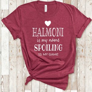 Halmoni är mitt namn mormor/farmor/farmor/mormor/mormor/mormor/mormor/mormor/mors dag/morsdag/födelsedag/jul/jul/grabb/avslöjande/graviditetspresent