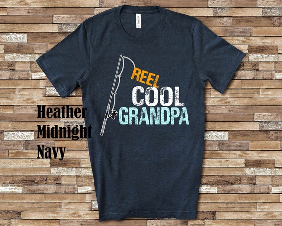 Reel Cool Grandpa Fishing Gift Father's Day Funny T-Shirt T-Shirt Reel Cool Grandpa Fishing Gift Father's Day Funny T-Shirt T-Shirt