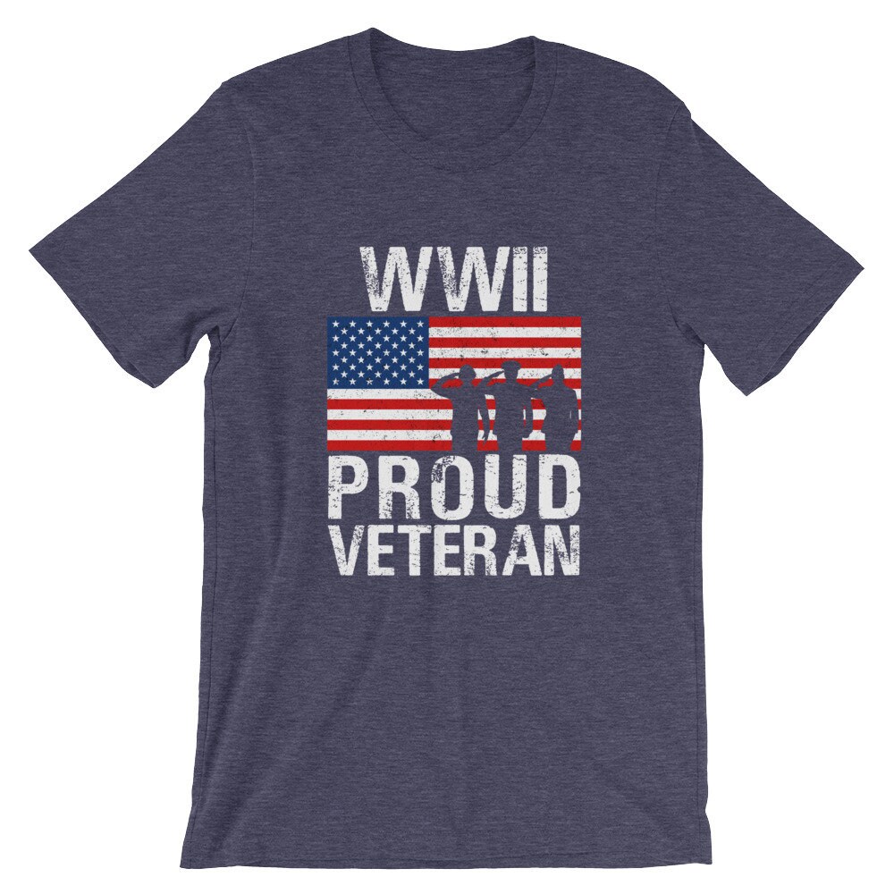 Proud World War II Veteran Shirt Veteran Gift for Military Vet Etsy