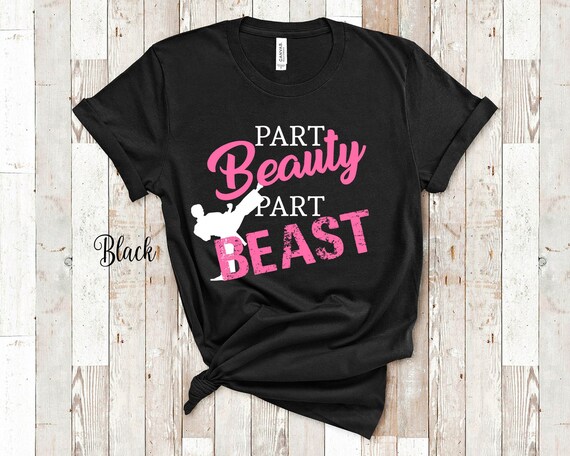 Part Beauty Part Beast Martial Arts Tshirt Long Sleeve Tee
