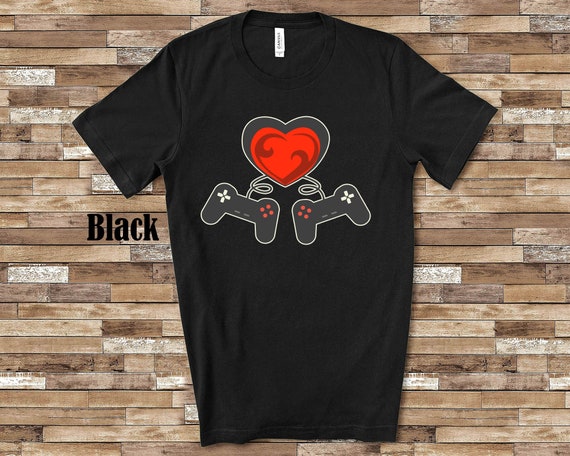 Valentine's Day Video Game Controller Heart Gamer Gift Boys T-Shirt Valentine's Day Video Game Controller Heart Gamer Gift Boys T-Shirt