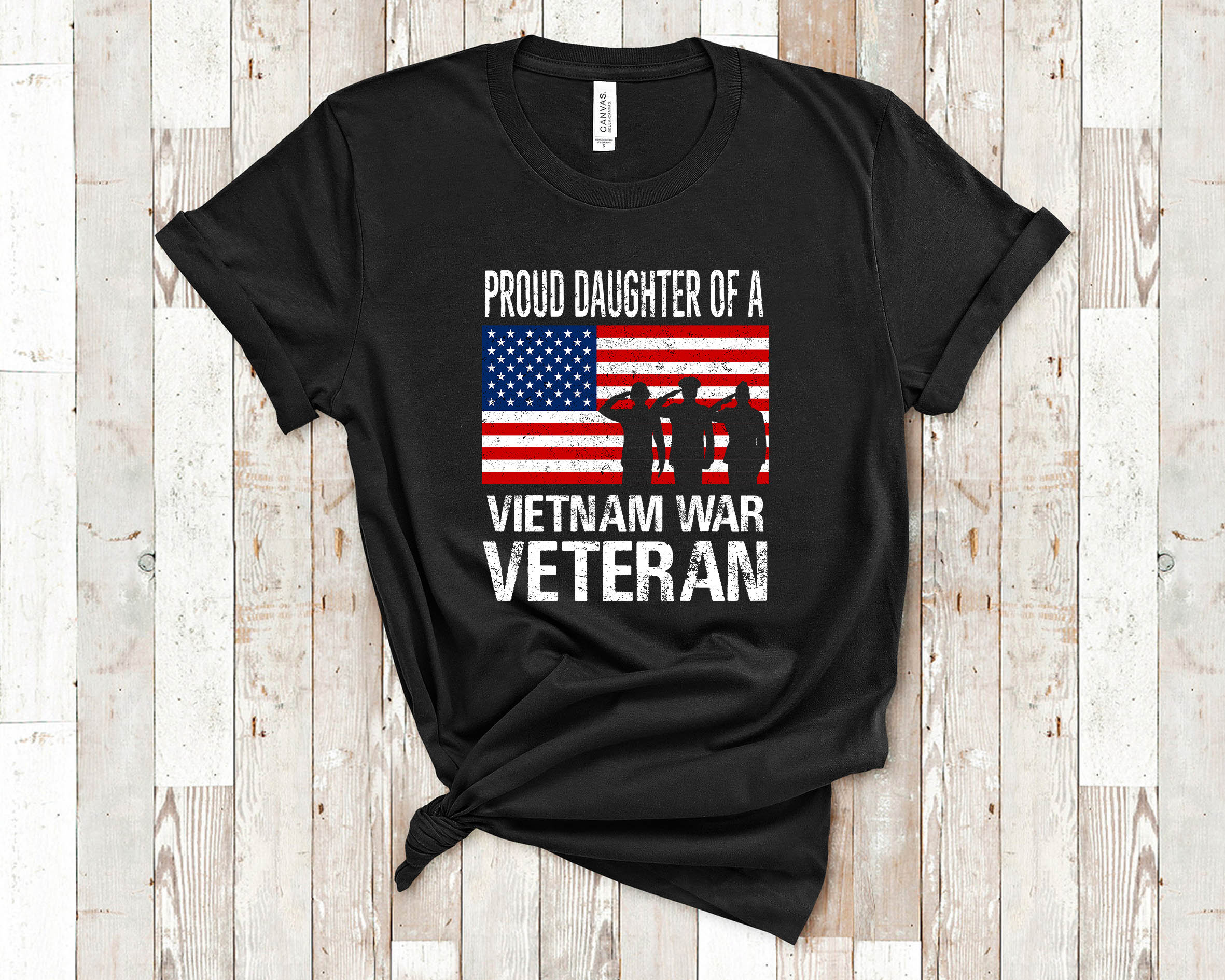 Proud Daughter Of A VietNam Veteran T-Shirt Proud Daughter Of A VietNam Veteran T-Shirt