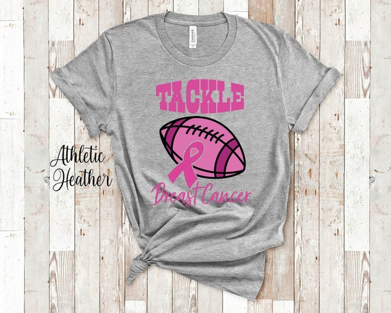 Tackle Breast Cancer Shirt Awareness Football Survivor Gift Tackle Breast Cancer Shirt Awareness Football Survivor Gift