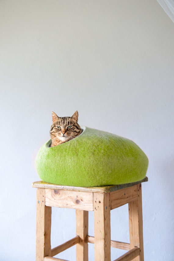 Cat Green Stool - Stools Item