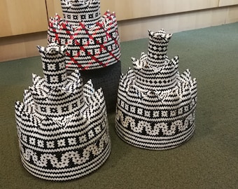 Funky Tribal Hat of Salawak (hand-crafted product)