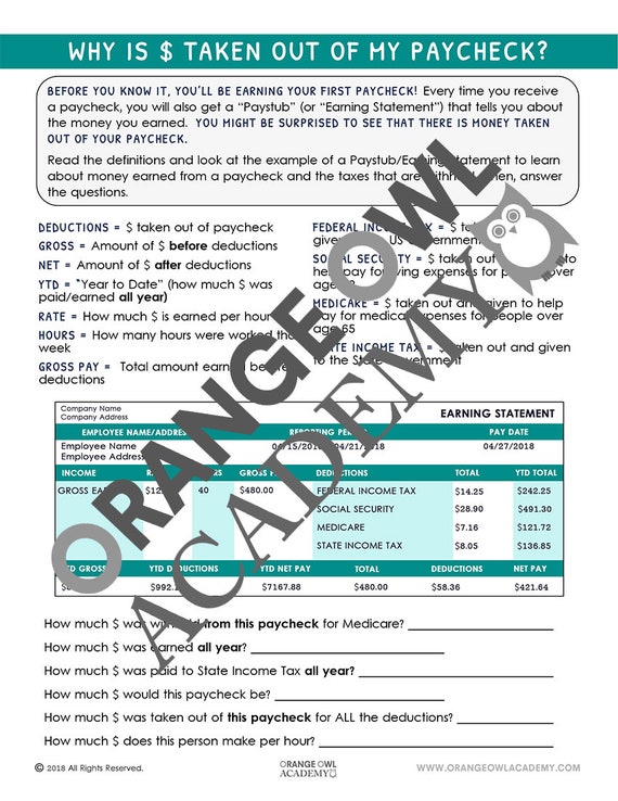 money worksheets for kids earning money series etsy