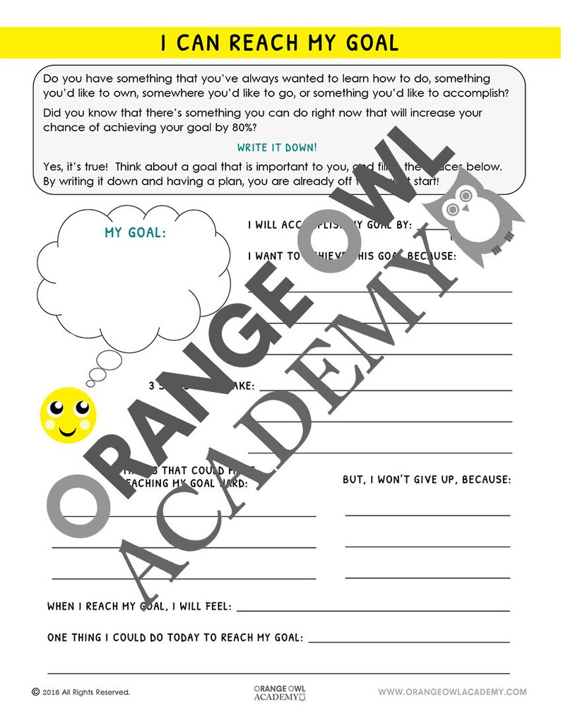 Money Worksheet for Kids I Can Reach My Goal image 2