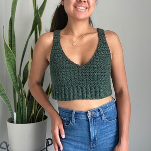 Crochet Top PATTERN / Sienna Bralette Crop Top Made to Measure Pattern image 2