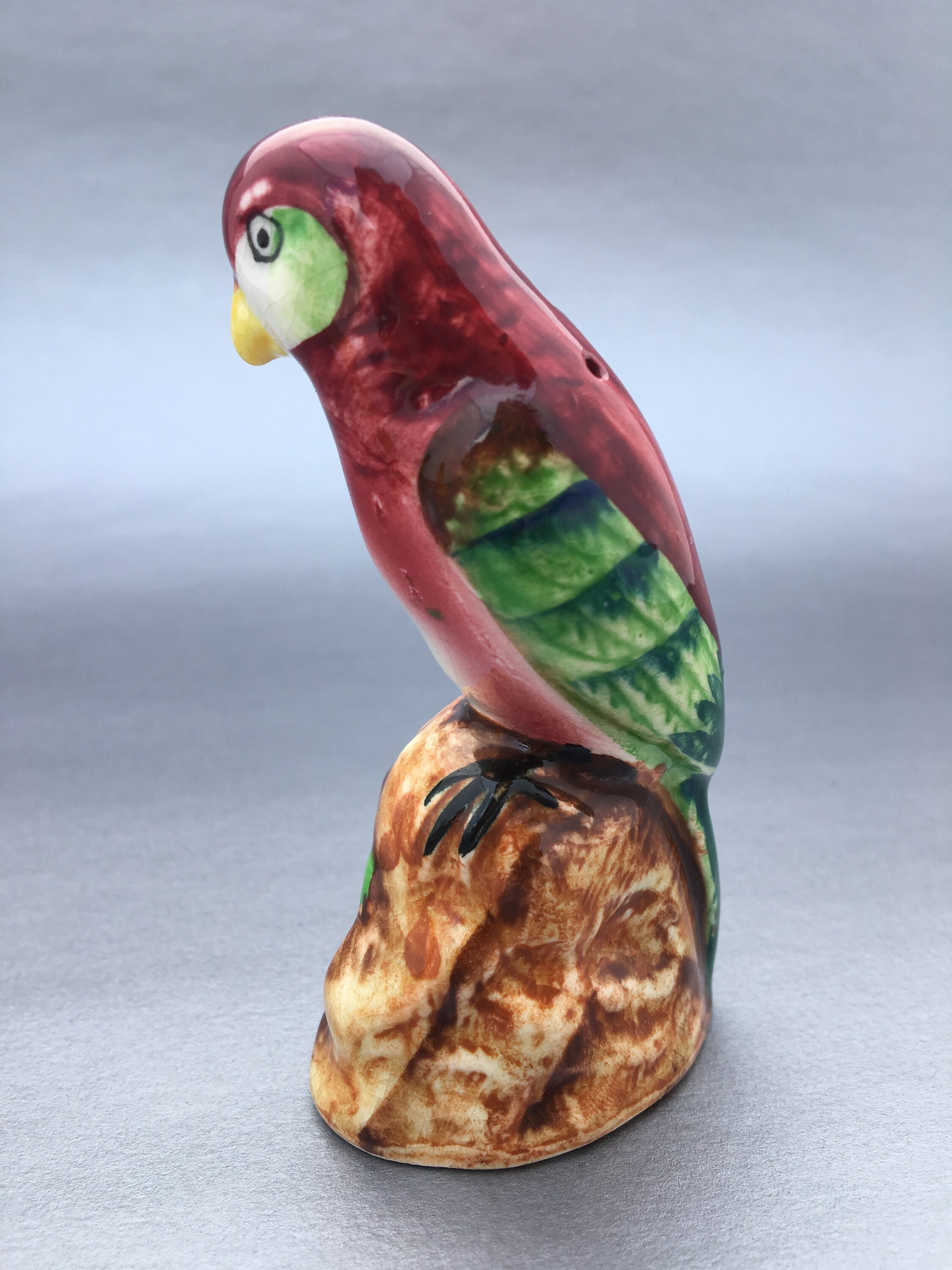 Colorful Parrot Salt and Pepper Shakersmid Etsy