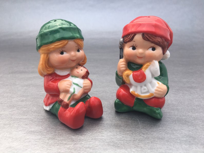 Elf Salt and Pepper Shaker-avon Collectible Marked | Etsy