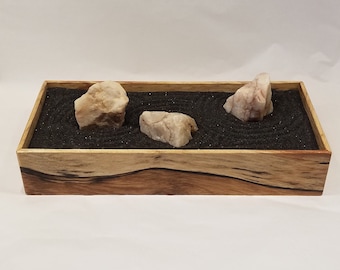 Zen Gardens, Meditative Gardens, Stone Gardens, Tabletop Garden, Handmade from Paper Birch