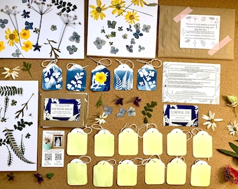 DIY Cyanotype Kit: Solar Printing Swing Tags, Botanical Art