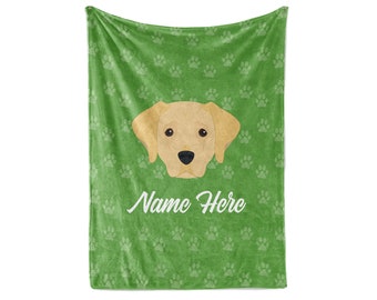 labrador blanket throw