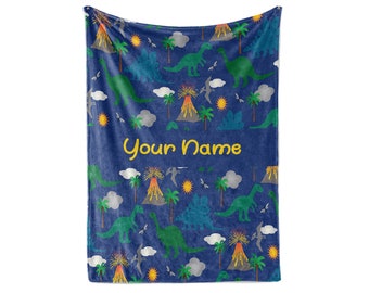 Dinosaur Blanket Etsy
