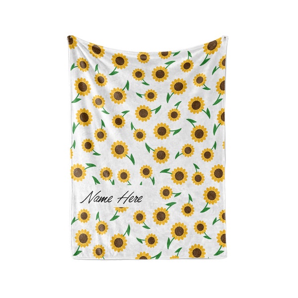 Hamster Sunflower Pattern Print Hooded Blanket