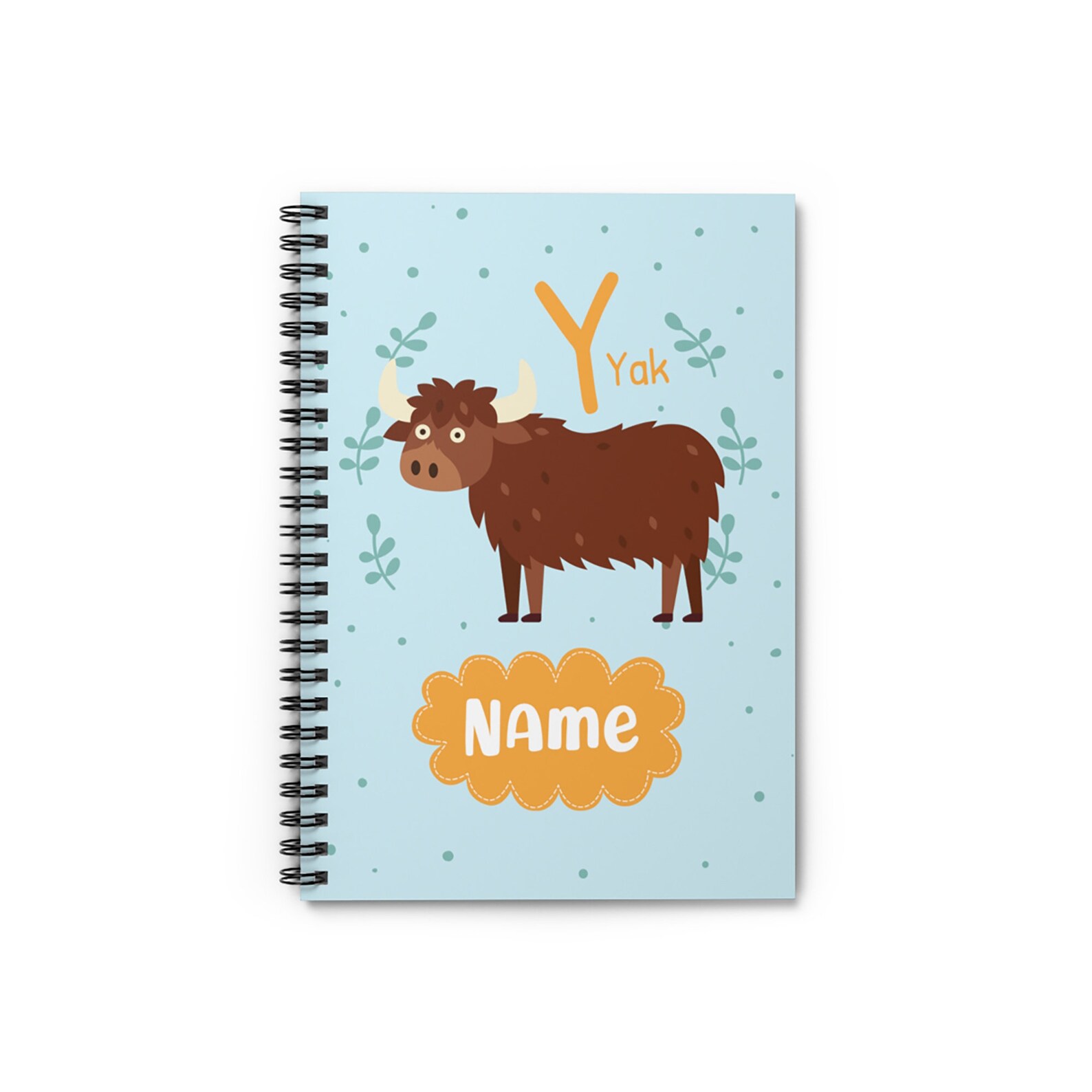 Custom Spiral Notebook for Kids 6x8 Personalized Etsy