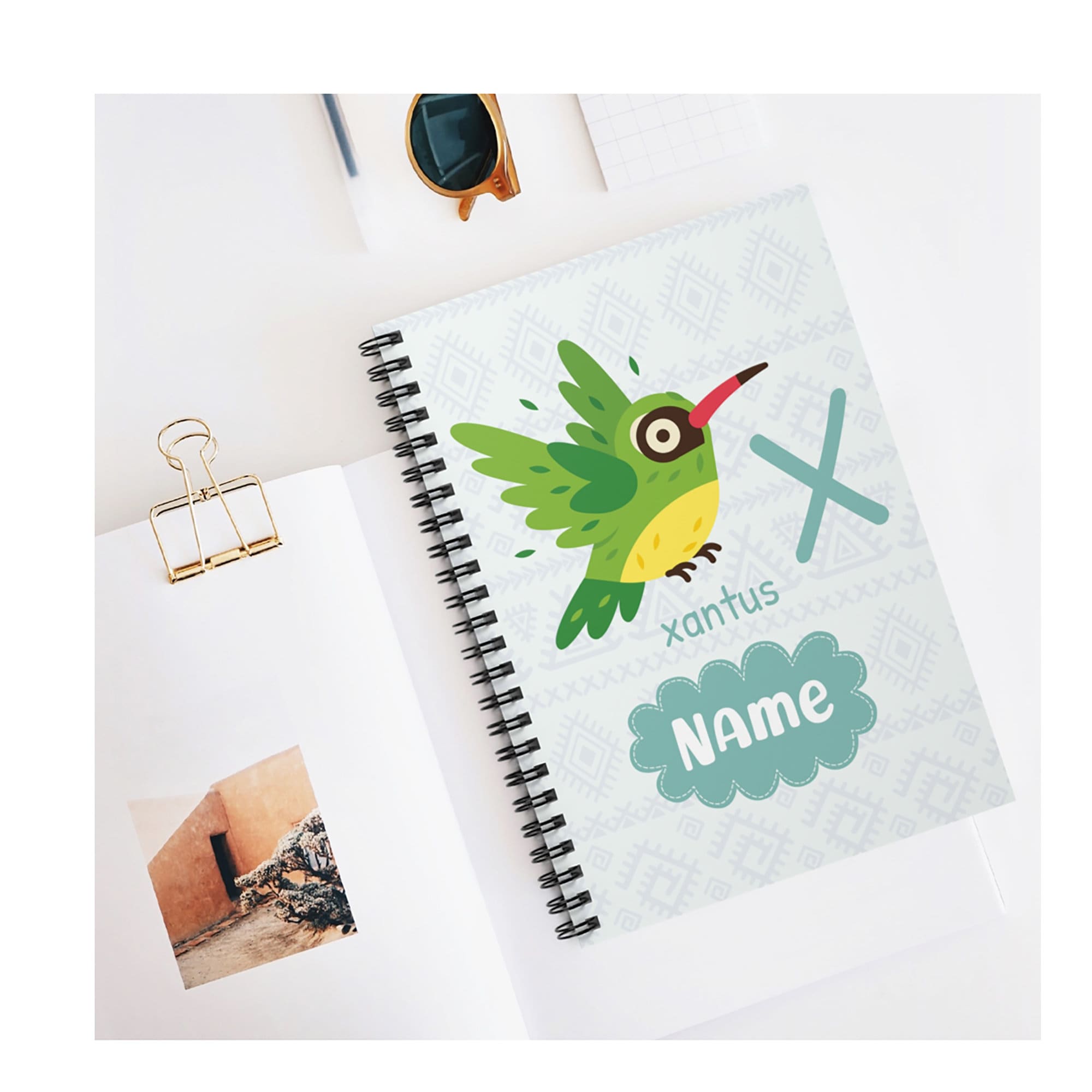 Custom Spiral Notebook for Kids 6x8 Personalized Etsy