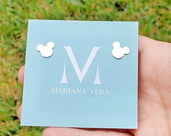 mickey mouse earrings, disney earrings, sterling silver earrings mickey mouse, disney earrings silver, disney mother day, disney gifts,
