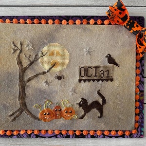 October 31st  Cross Stitch PDF Downloadable pattern