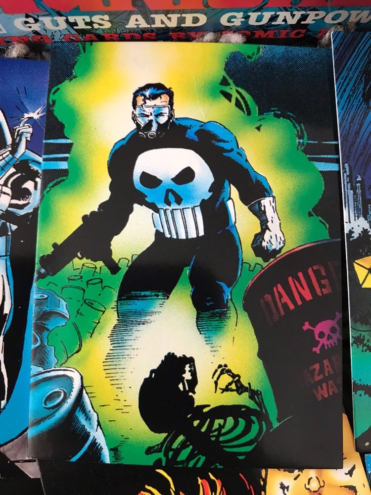 Buy The Punisher: Guts and Gunpowder Trading Cards, Made in 1992