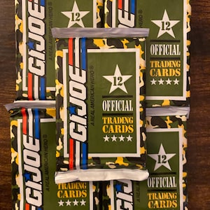 Hasbro 1991 sigillato G.I. Pacchetto di carte collezionabili Joe