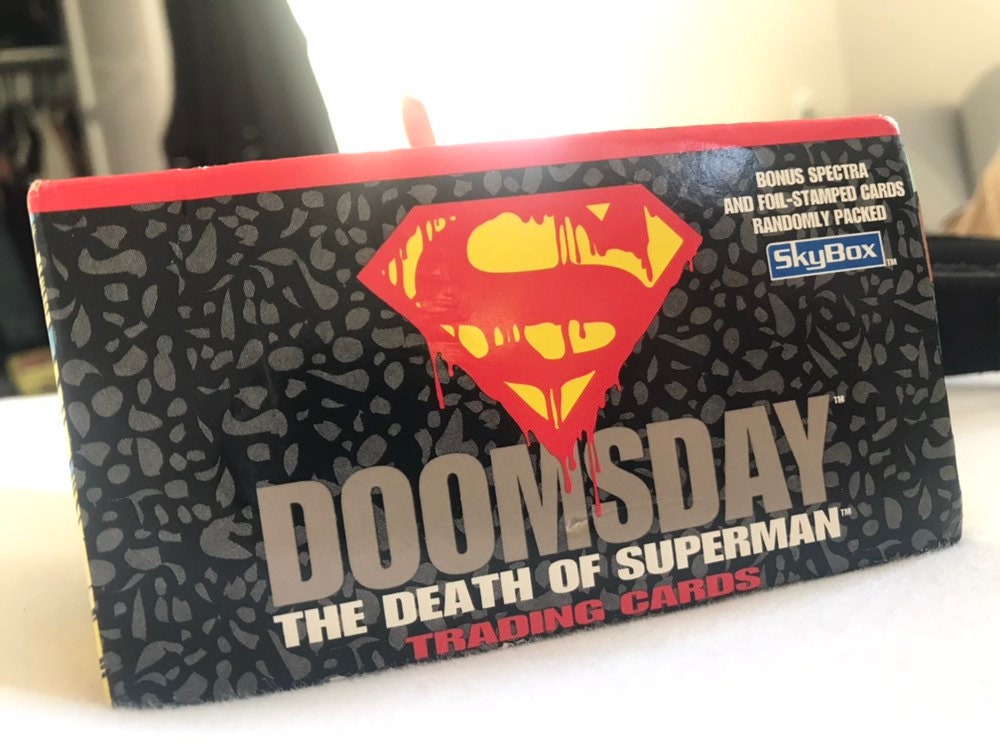 1992 SkyBox Doomsday: The Death of Superman Sealed Trading | Etsy