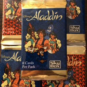 Skybox 1997 Disney's Aladdin verzegelde ruilkaartpakketten