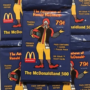 I pacchetti di carte collezionabili Le avventure di Ronald McDonald 1996