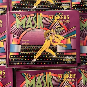 1994 Diamond "The Mask" zeldzaam verzegeld stickerpakket