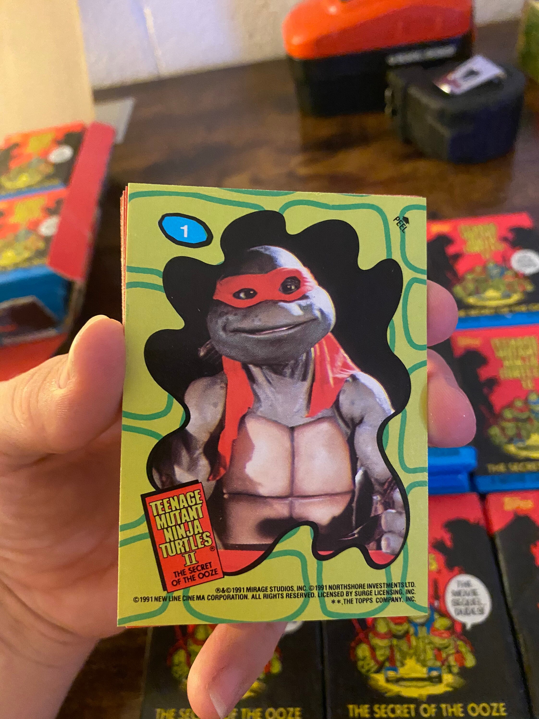 1991 Topps Teenage Mutant Ninja Turtles: Secret of the Ooze