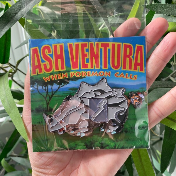 Ash Ventura: When Pokemon Call “Rhyhorn birth” Slider Pin
