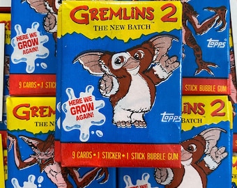 1990 Topps “Gremlins II: The New Batch” Movie Trading Cards