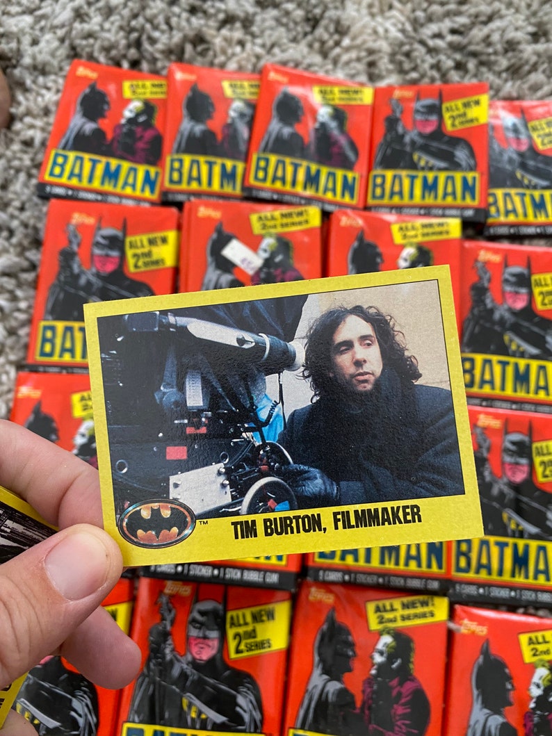 Topps 1989 Batman 2nd Series Vintage Movie Trading Cards Etsy
