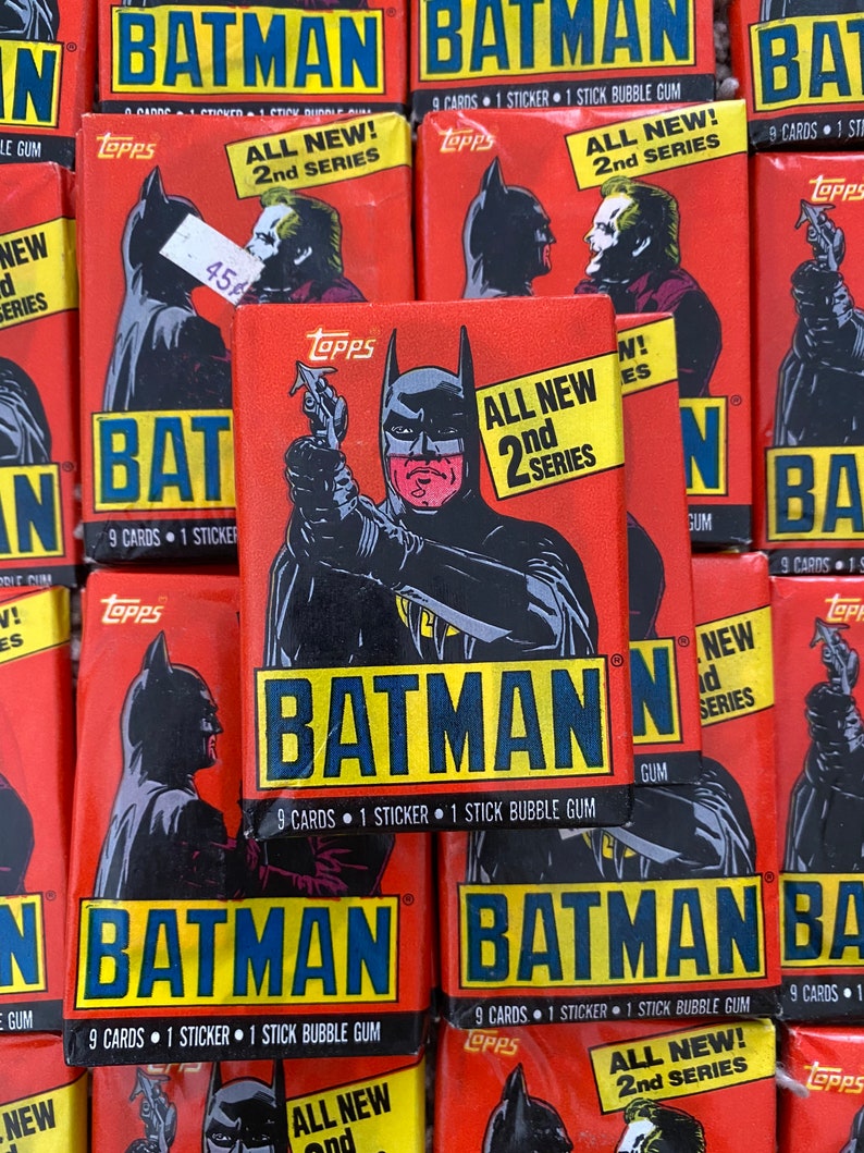 Topps 1989 Batman 2nd Series Vintage Movie Trading Cards Etsy